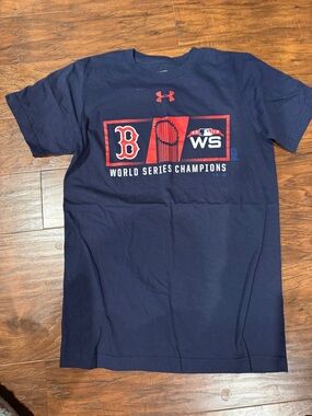 Under Armour Navy World Series Champions Tee